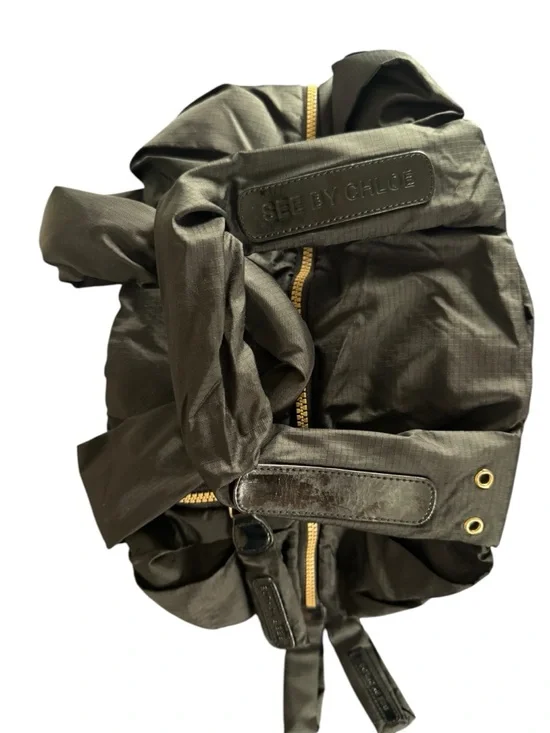 See by Chloé Joy Rider black puffy nylon tote bag - Picture 7 of 7